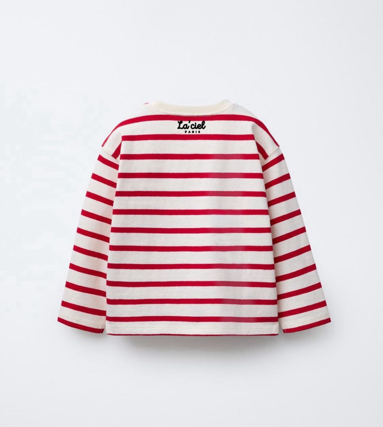 Çizgili Uzun Kol Sweatshirt