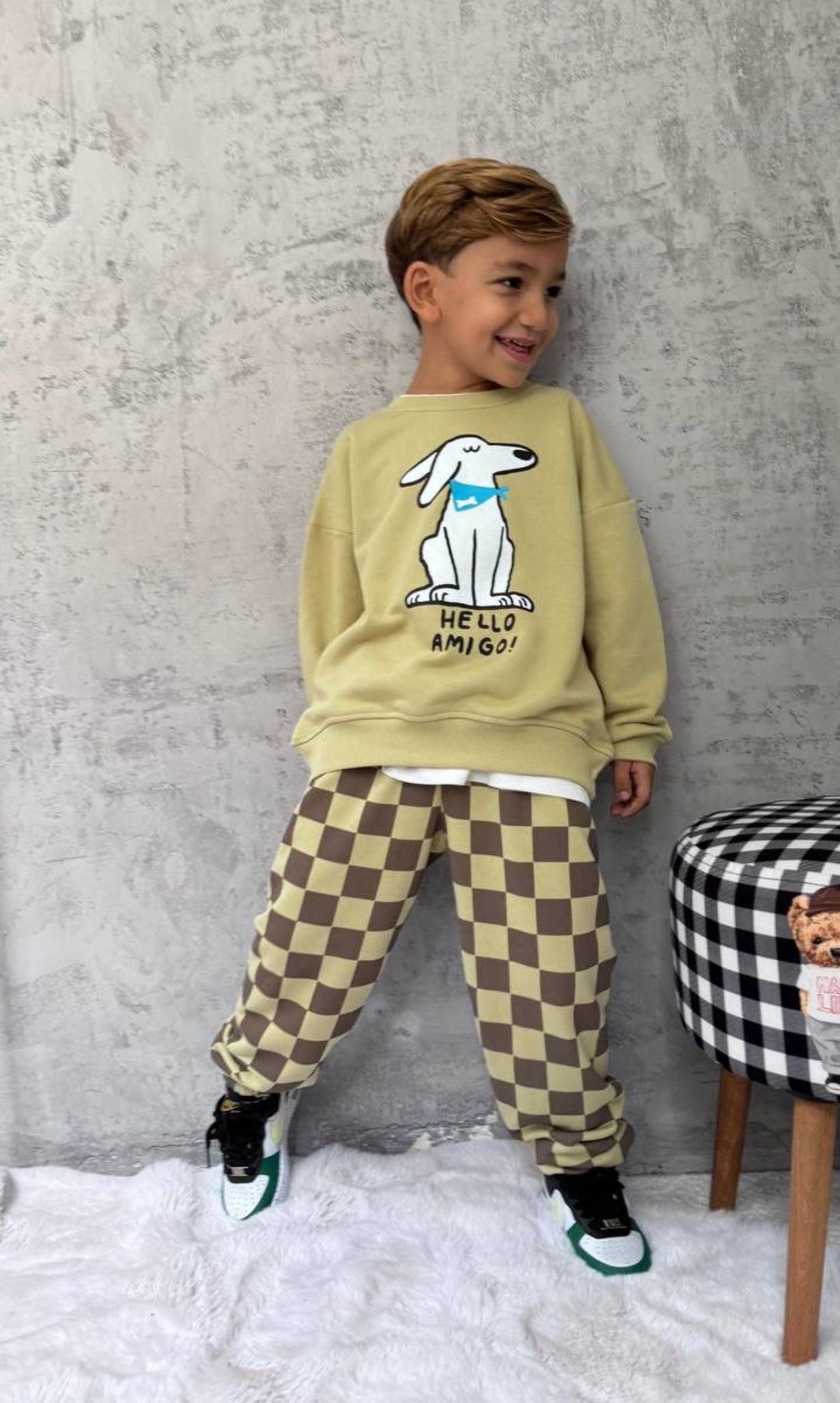 Hello Amigo Baskı Eşofman Takımı