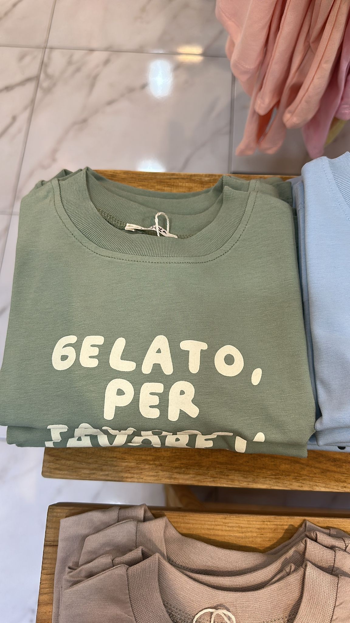 Sloganlı Basic Sweat - Yeşil 
