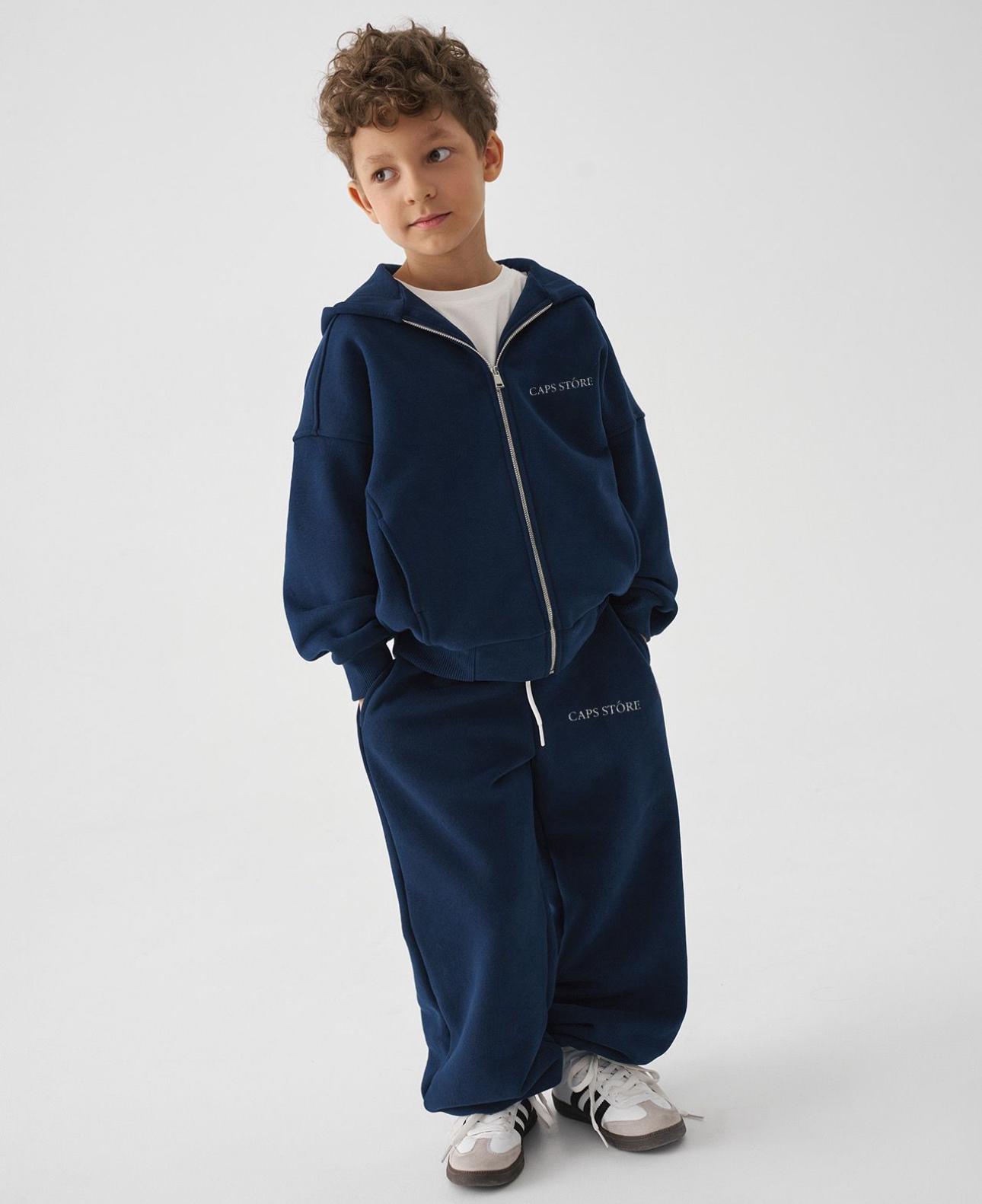 Lacivert Hırkalı Eşofman Takımı-Unisex Model