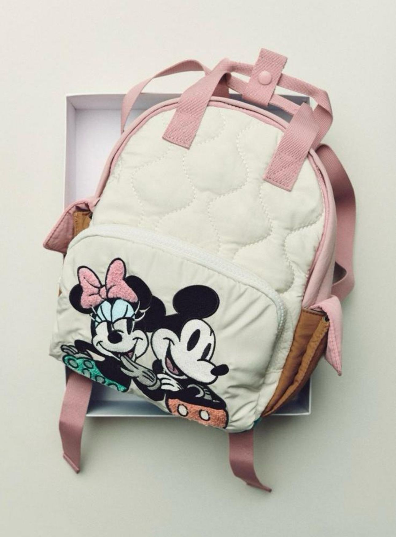 Kapitone Mickey Sırt Çantası