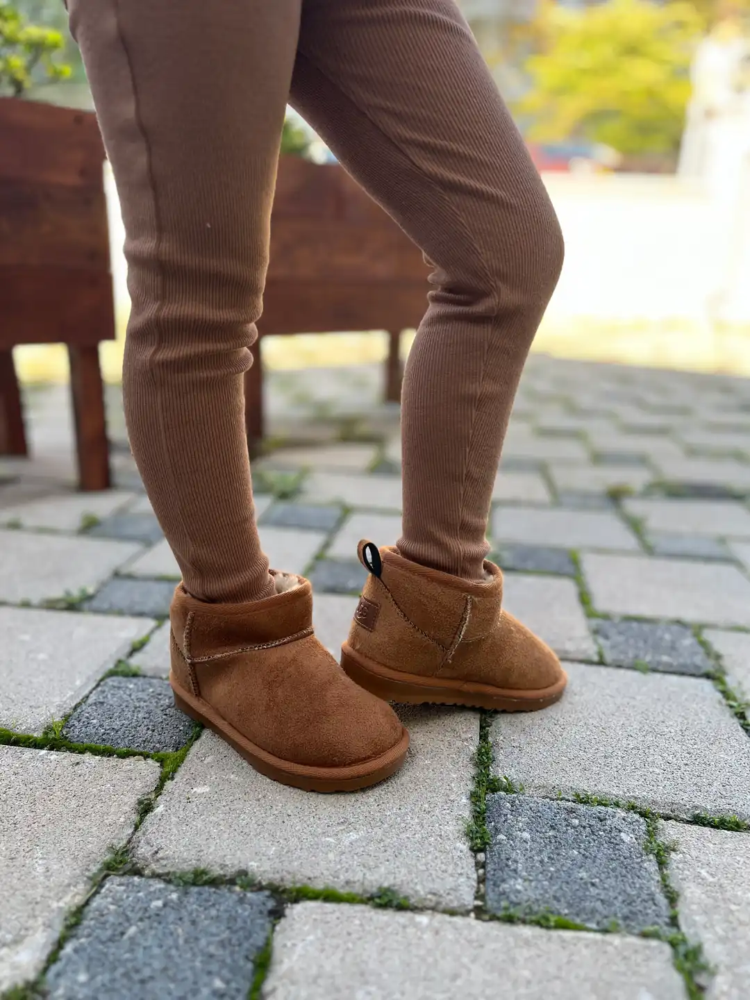 Süet Bot - Kahverengi 