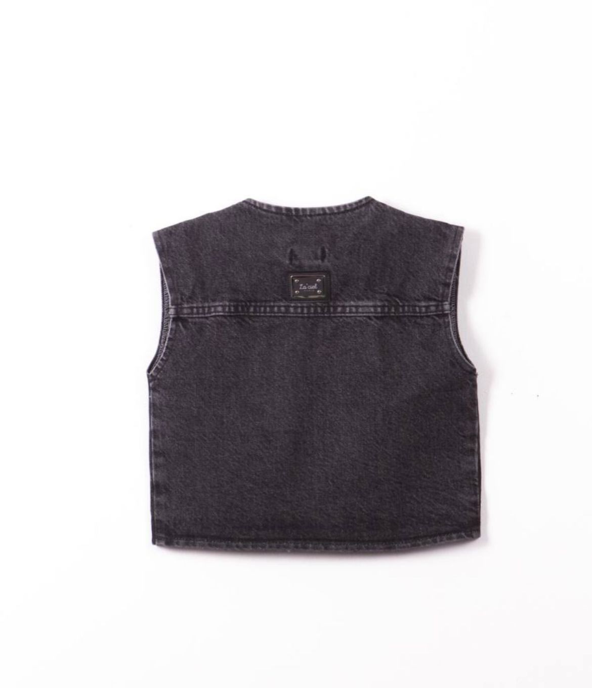 Denim Yelek - Siyah