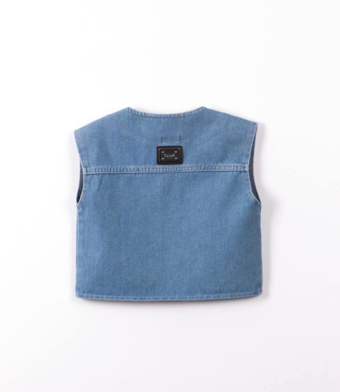 Denim Yelek - Mavi