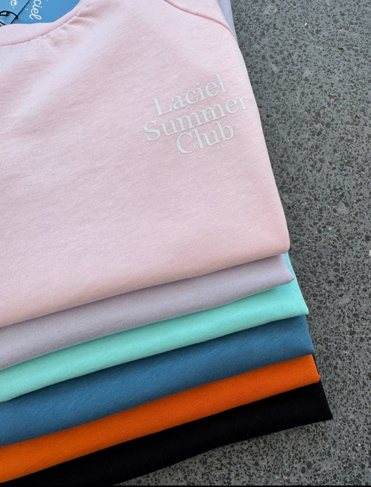 Pembe Sloganlı Basic Tshirt 