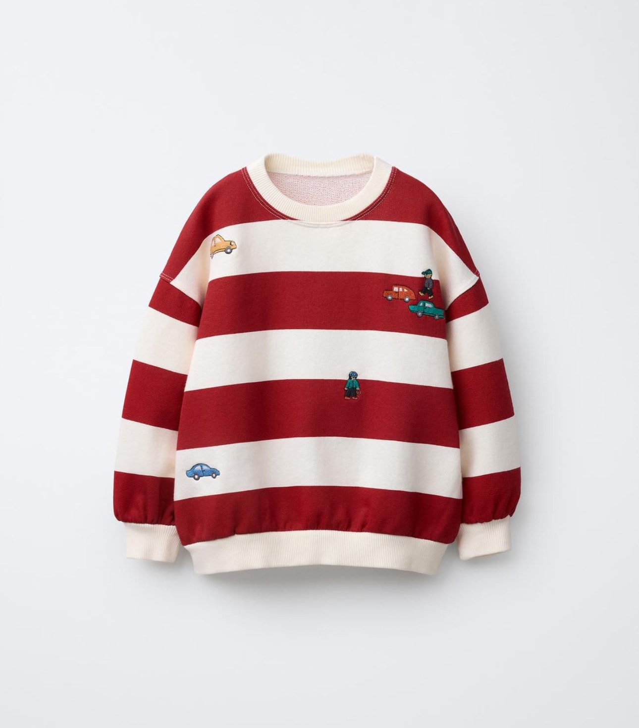 Araba İşlemeli Sweatshirt