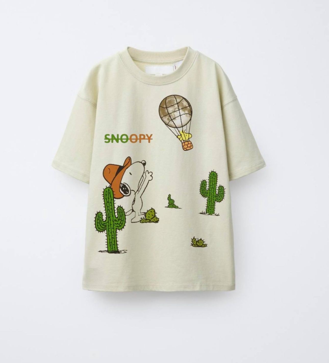 Snoopy Baskı Basic T-shirt 