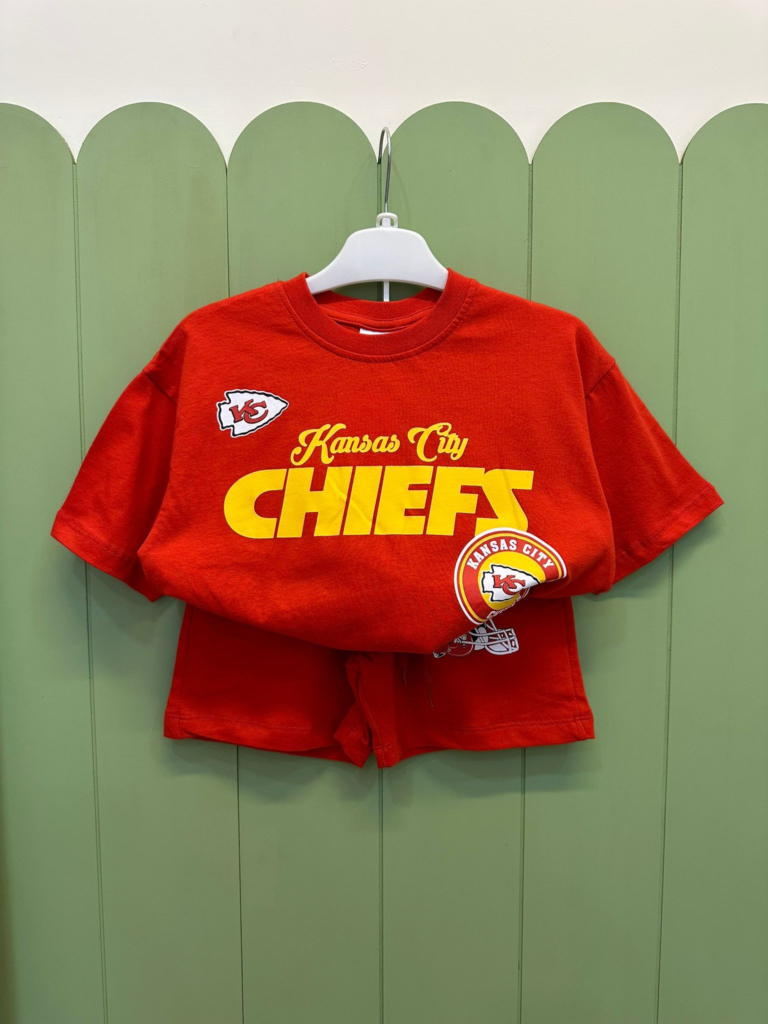 Chiefs Baskı Şortlu Takım - Kırmızı 