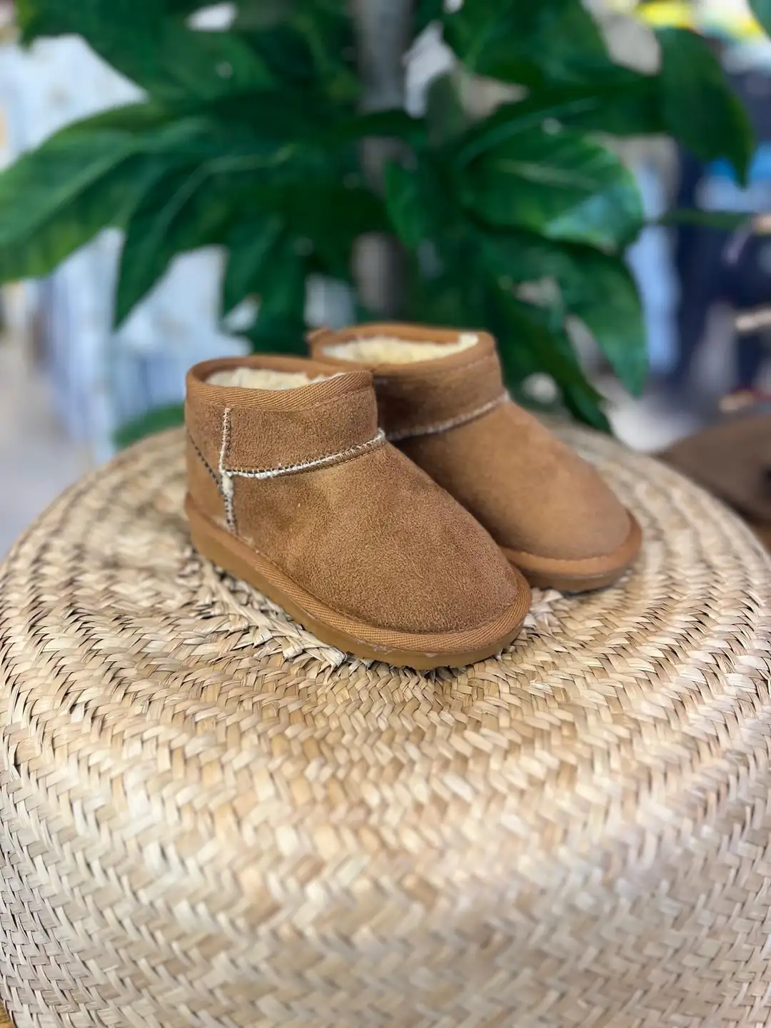 Süet Bot - Kahverengi 