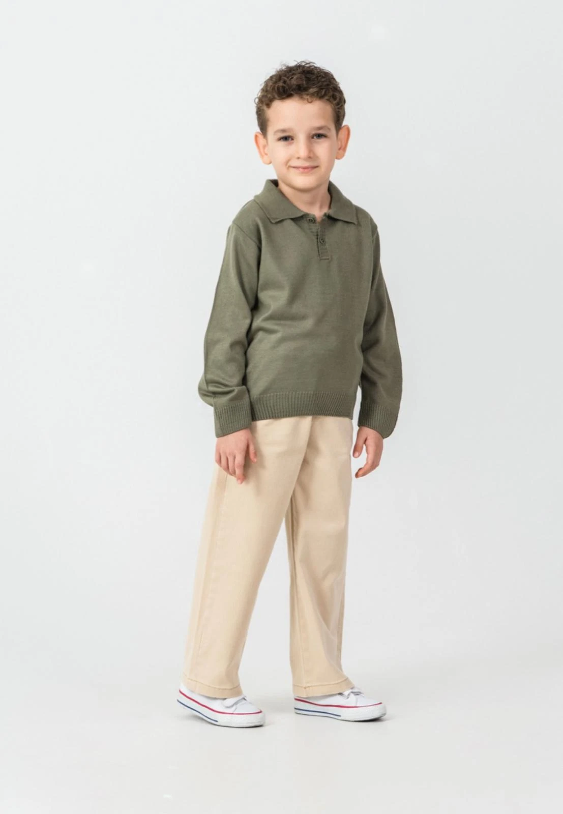 Triko Kazak Pantolon Takım - Yeşil