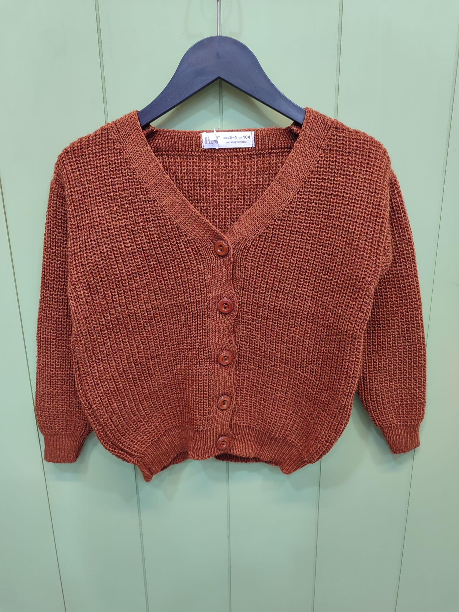 Triko Hırka - Kahve