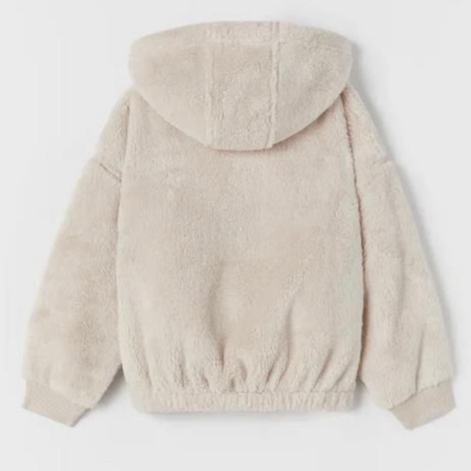 Peluş Sweat Krem