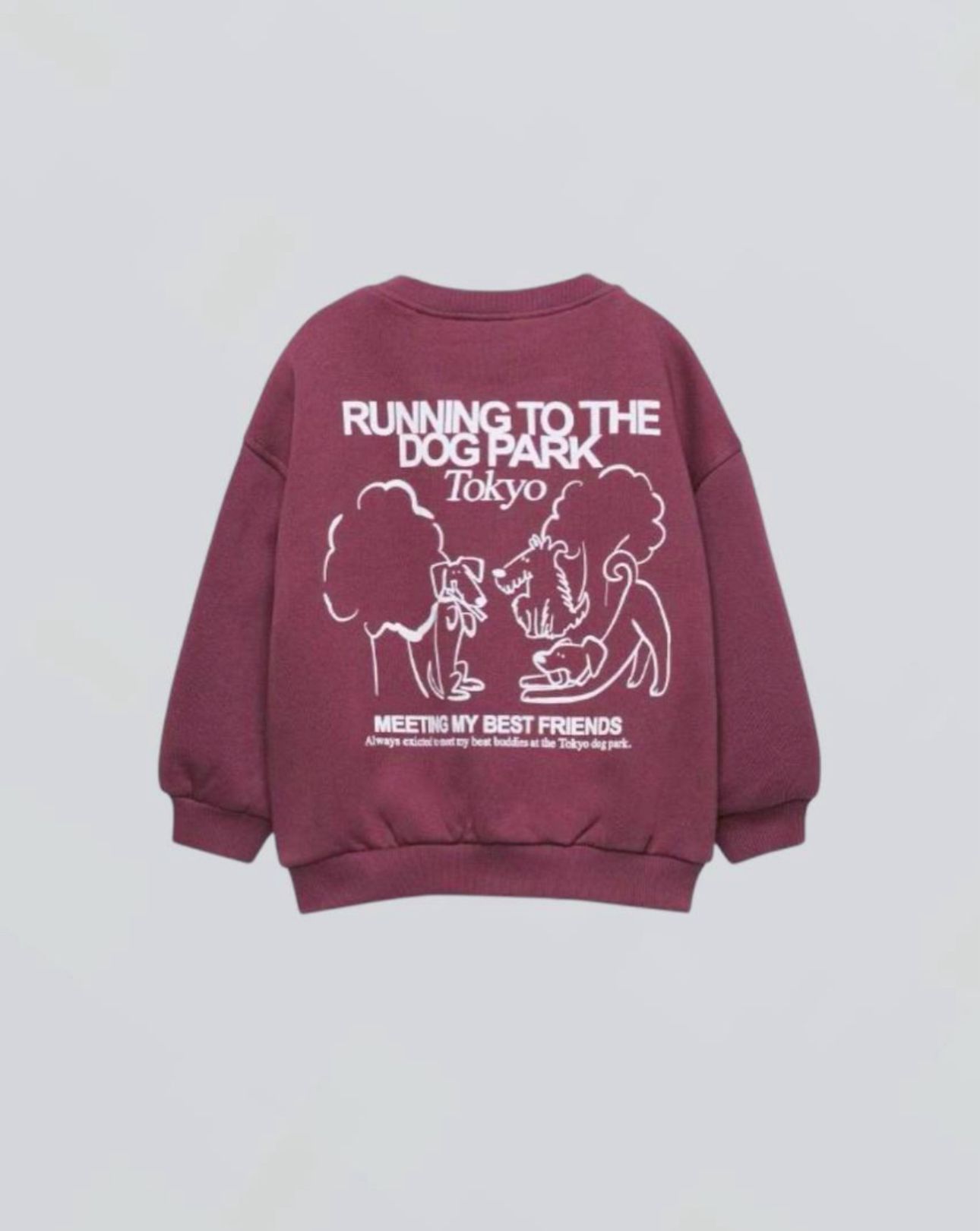 Sloganlı Vişne Çürüğü Eşofman Takımı