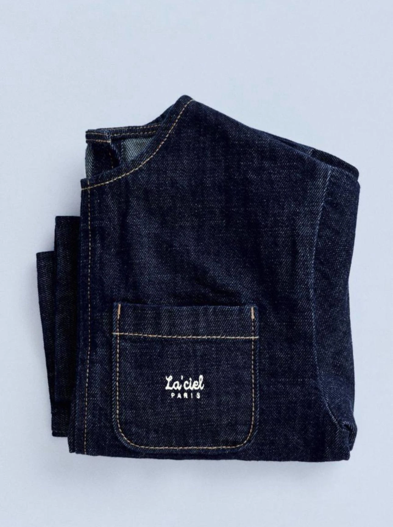 Bol Kesim Denim Takım-Lacivert 