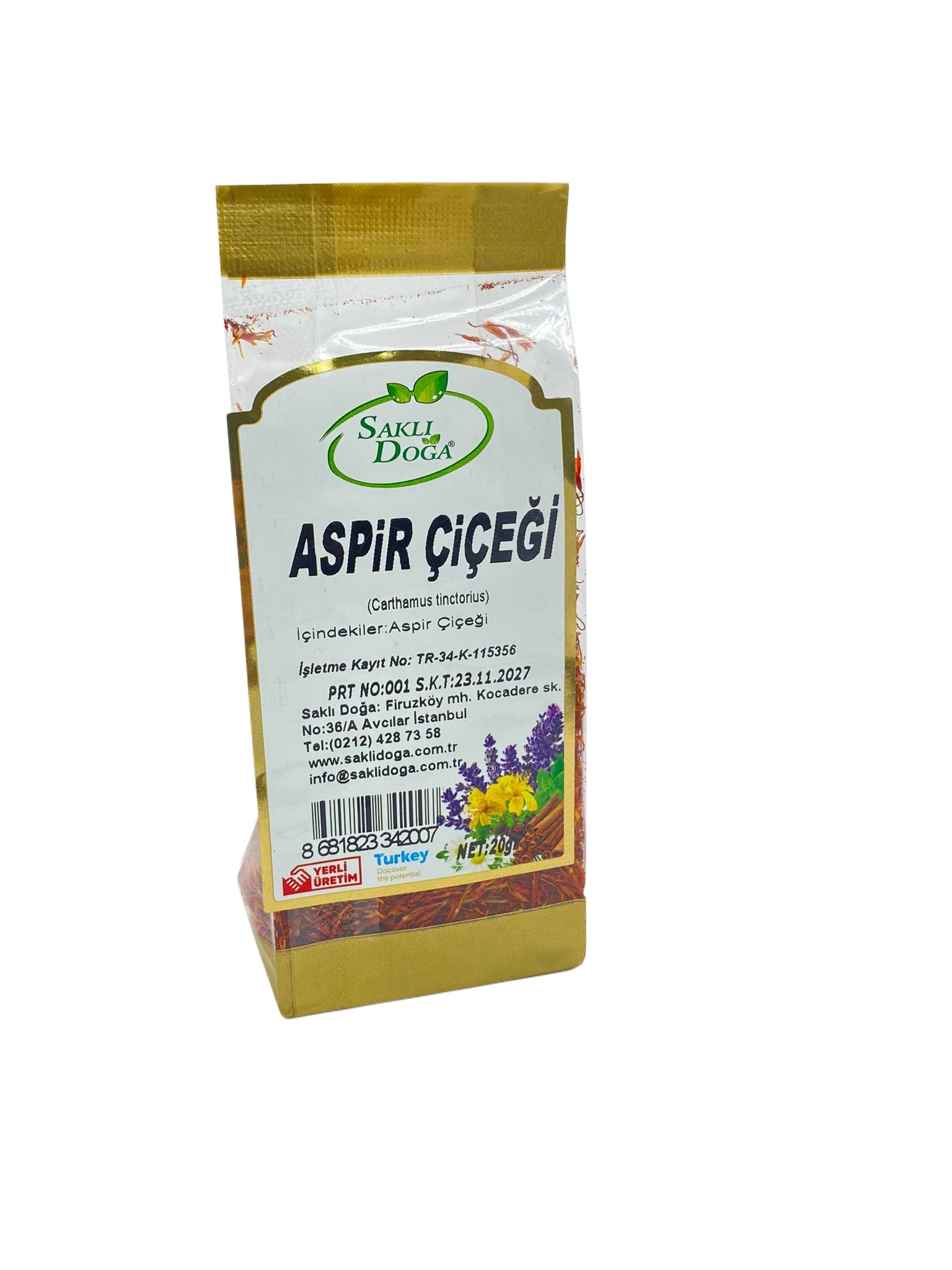 ASPİR ÇİÇEĞİ 20 GR PAKET