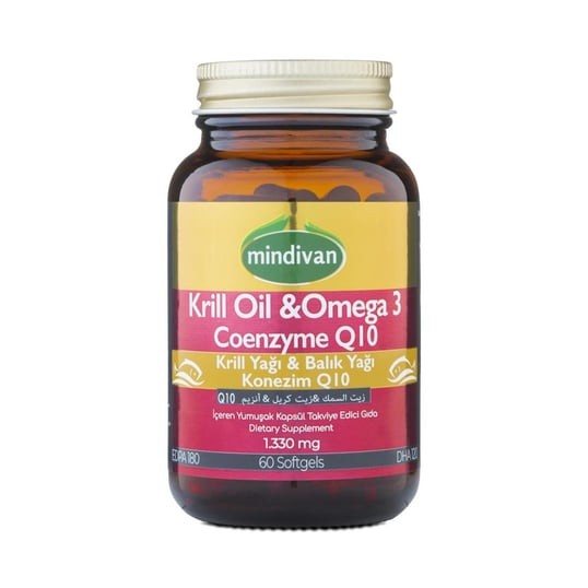 Krill Oil ve Omega 3 ve COQ10 60lı Kapsül