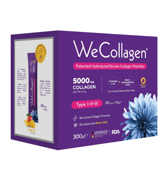 Wecollagen Şase Tip 1-2-3 Toz Kolajen 30*10 gr