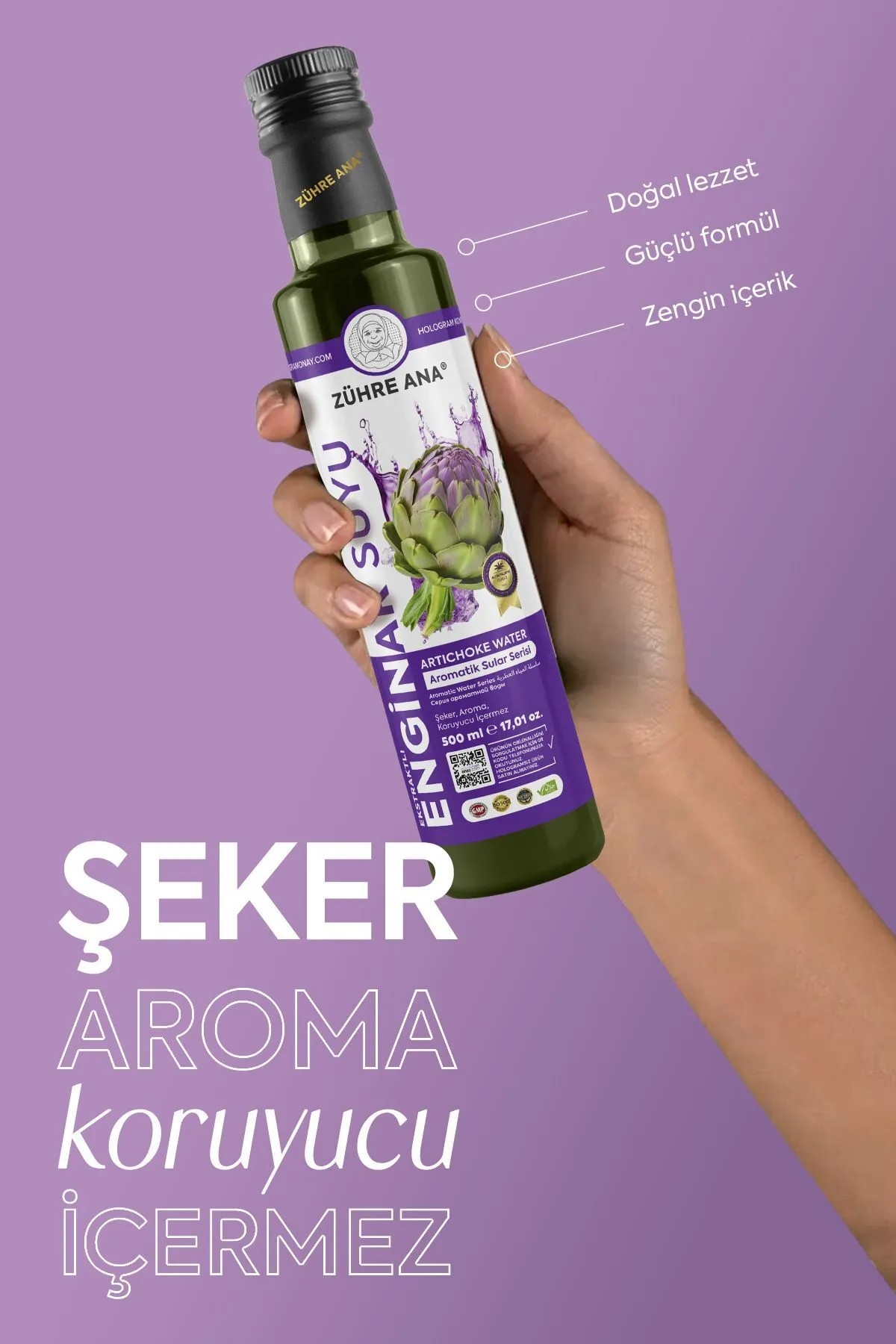  ZÜHRE ANA EKSTRAKTLI ENGİNAR SUYU 500ml