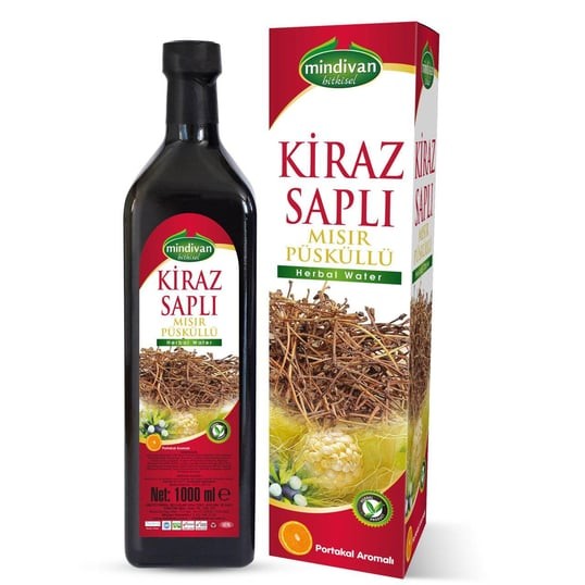 Kiraz Saplı Mısır Püsküllü Şurup 1 Litre