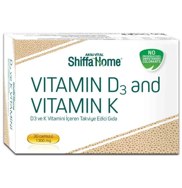 Vitamin K ve D3 30 Softjel 1300mg