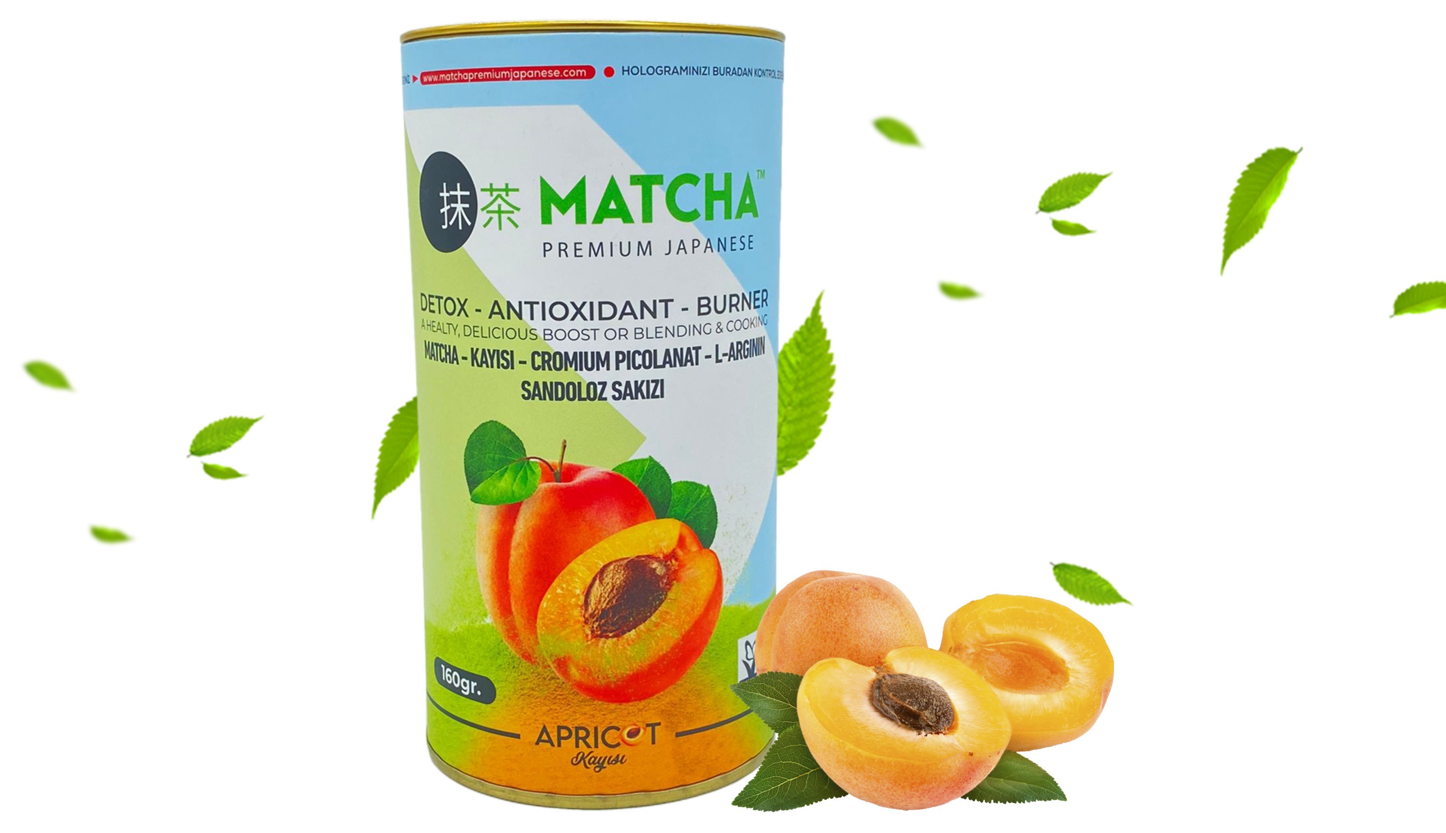 Matcha Premium Japanese Sandoloz Sakızı ve Kayısı Çay