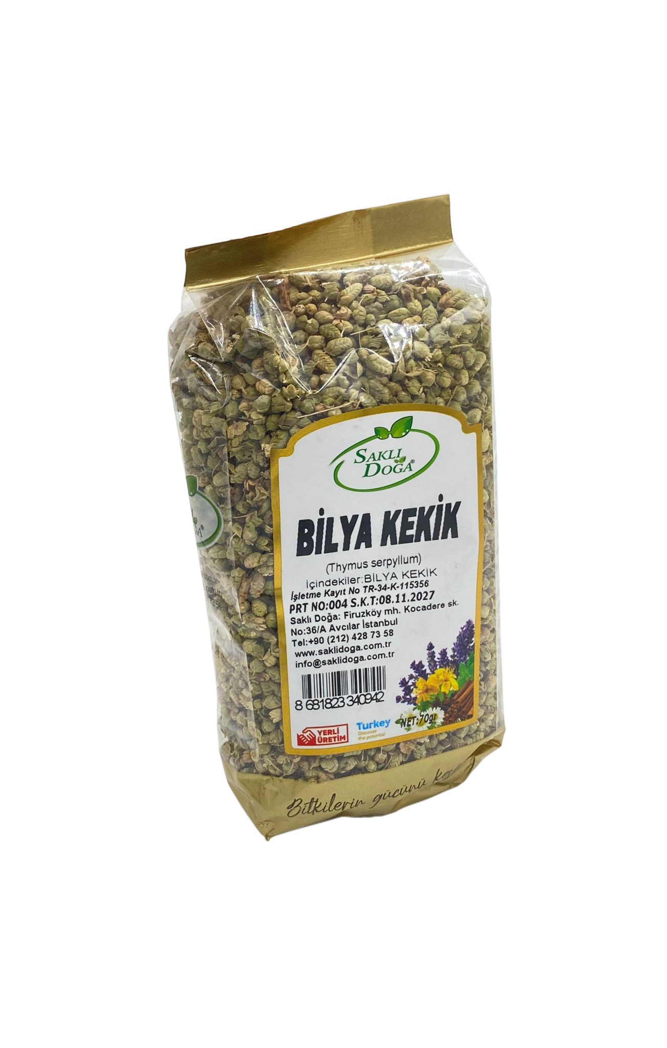 BİLYA KEKİK 70 GR PAKET