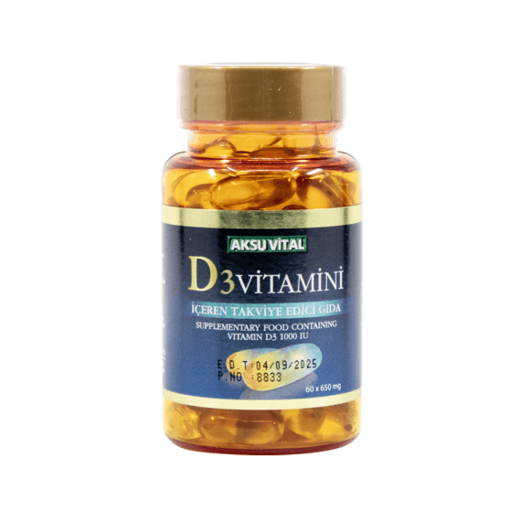 Vitamin D 3 1000 iu 60 Softjel 650 mg