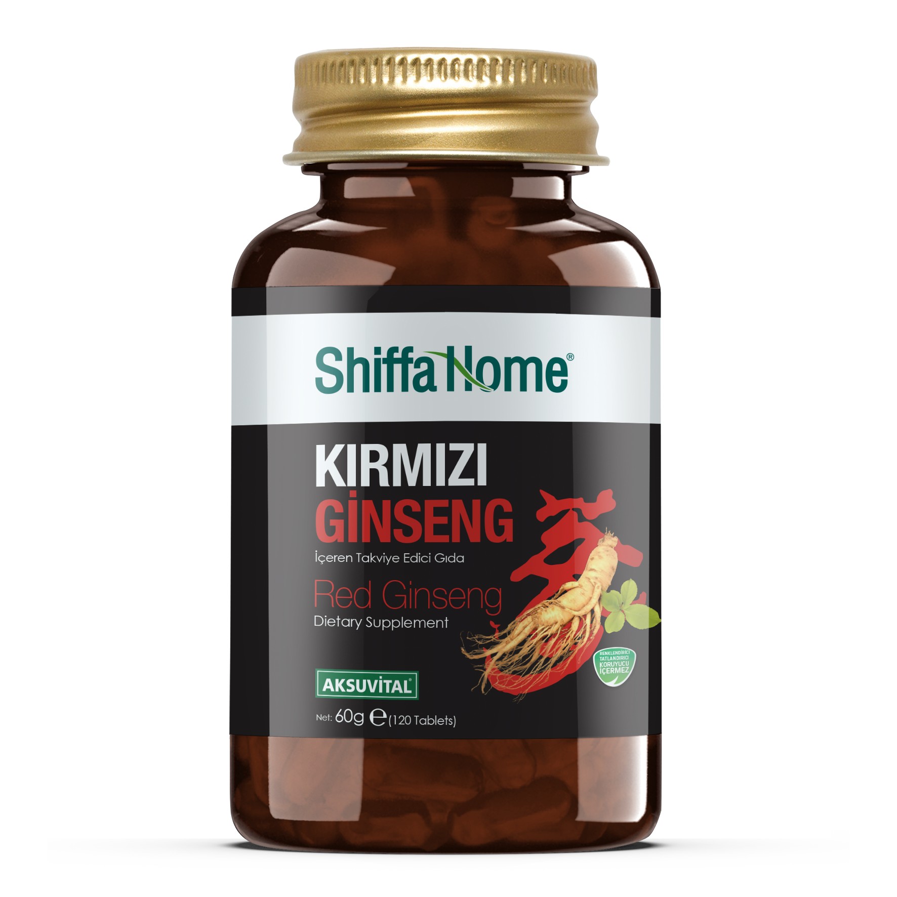 Kırmızı Ginseng 120 Tablet 500 mg