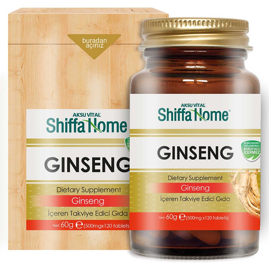 Kırmızı Ginseng 120 Tablet 500 mg