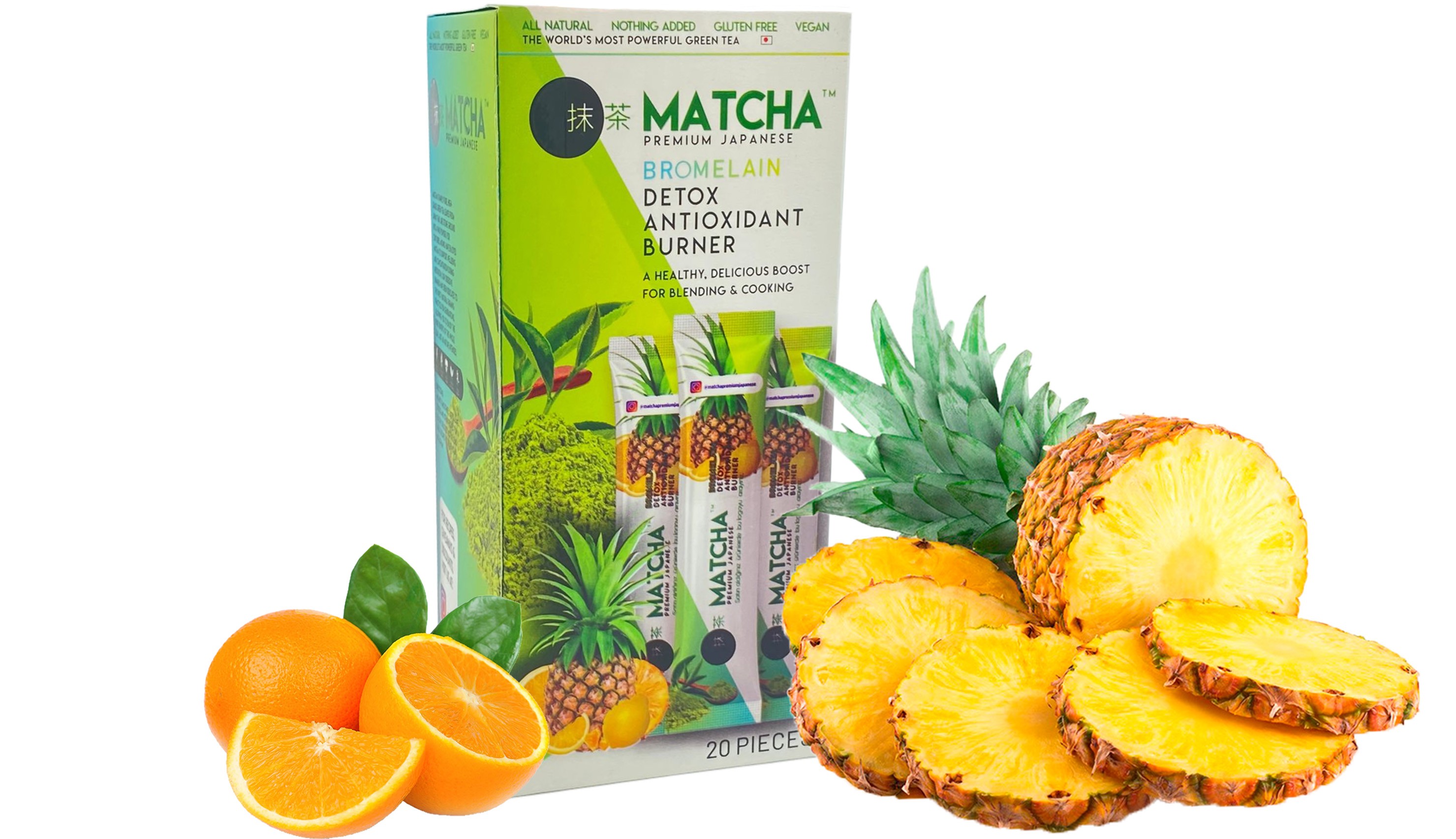 Matcha Premium Japanese Bromelain Özlü Çay