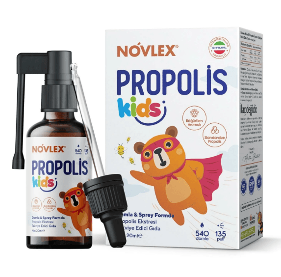 Propolis Kids Sprey ve Damla 20ml Novlex