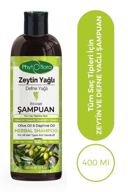 Zeytinyağlı Defne Şampuan 400 ml PHYTOFLORAL