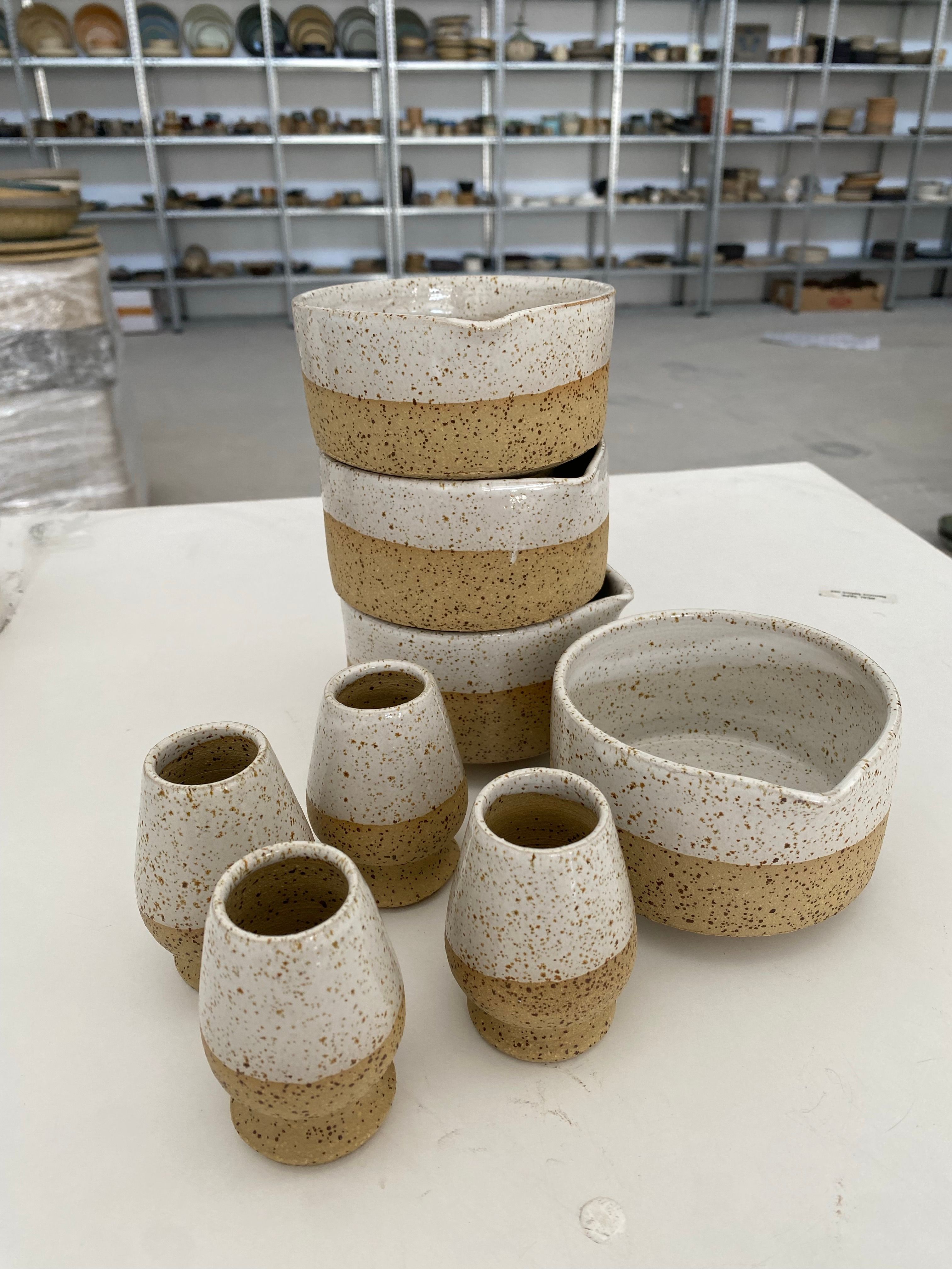 Stoneware Matcha Seti