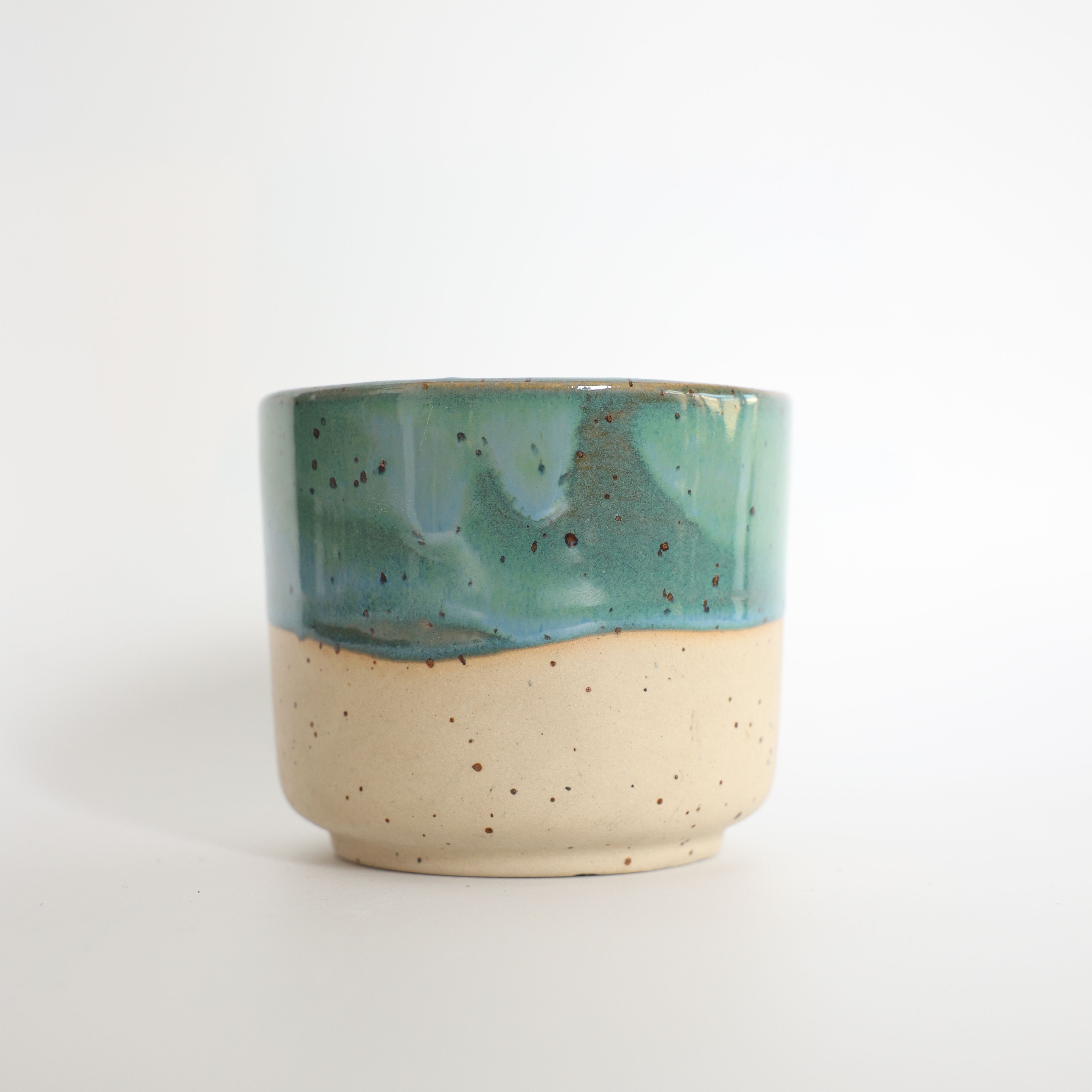 Stoneware Kısa Kulpsuz Kupa