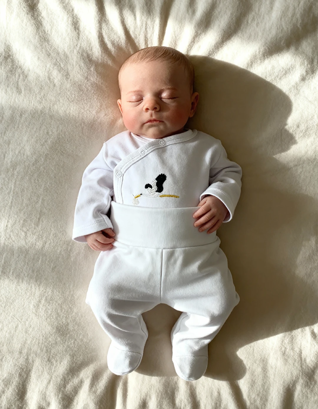 Yeni Doğan 2'li Leylek Nakışlı Takım