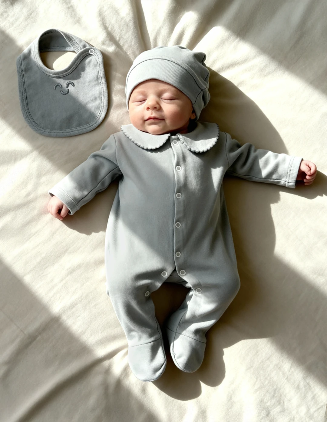 Yeni Doğan Gri 3'lü Takım