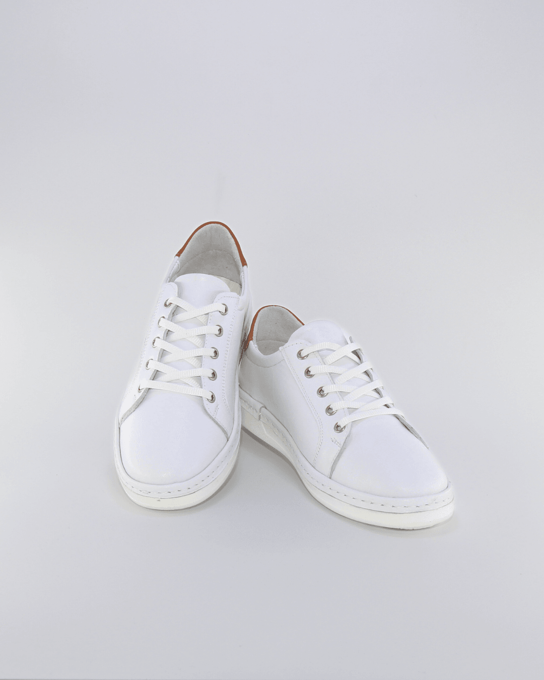 Beyaz Taba Detaylı Kadın Casual Ayakkabı