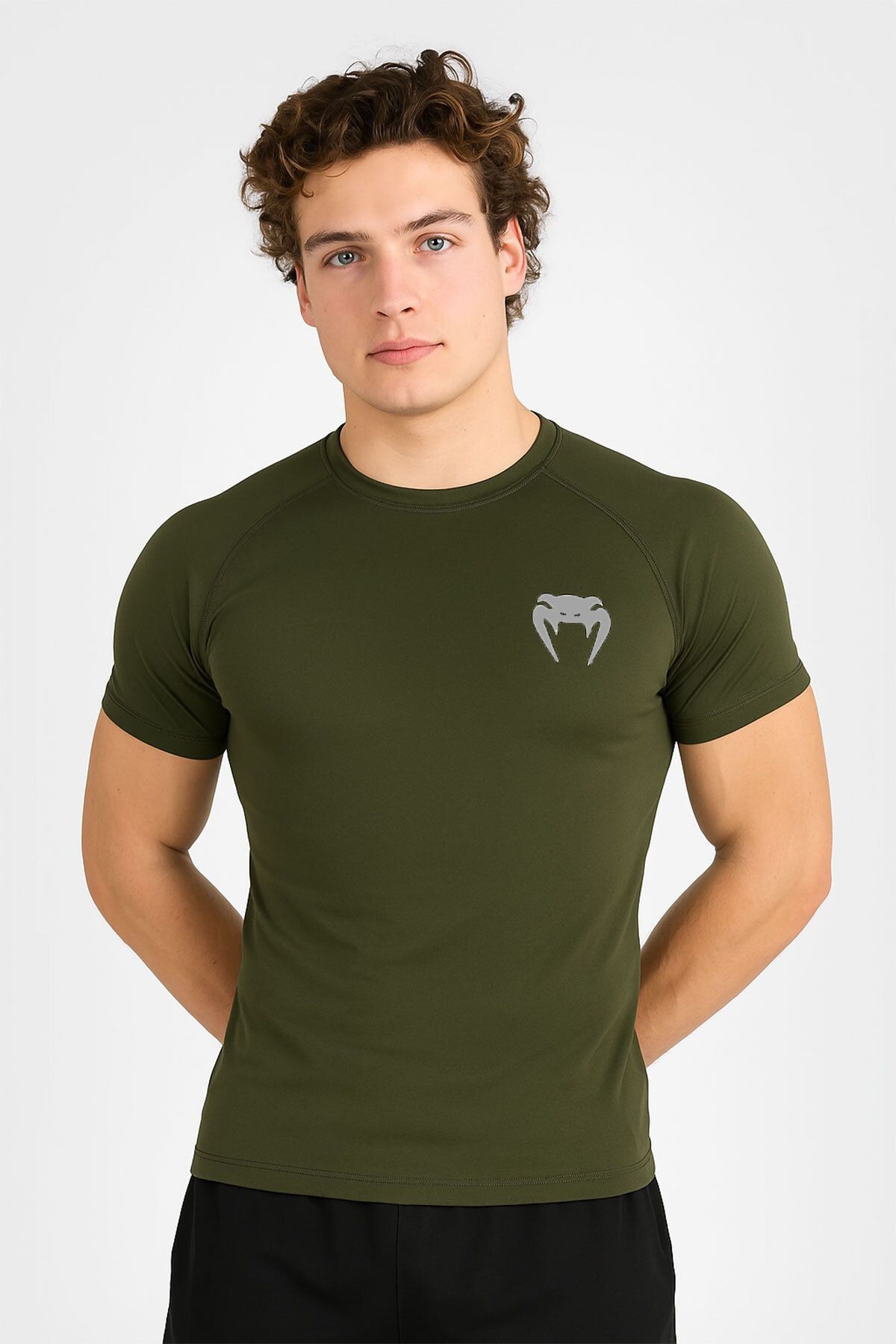 Venum Core Haki Compression UFC T-Shirt
