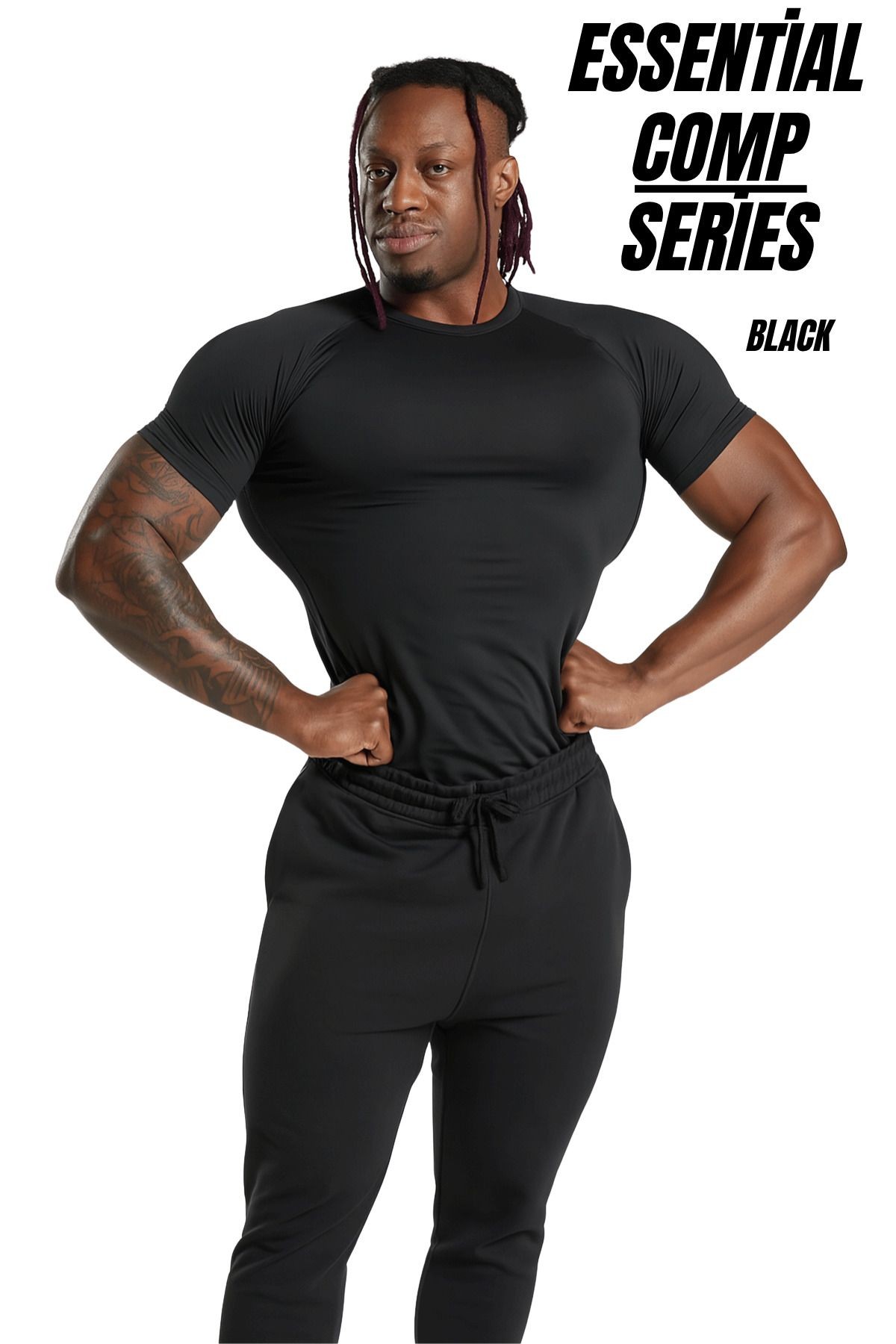 Essential Premium Basic Compression T-Shirt – Ultra Esnek, Slim Fit