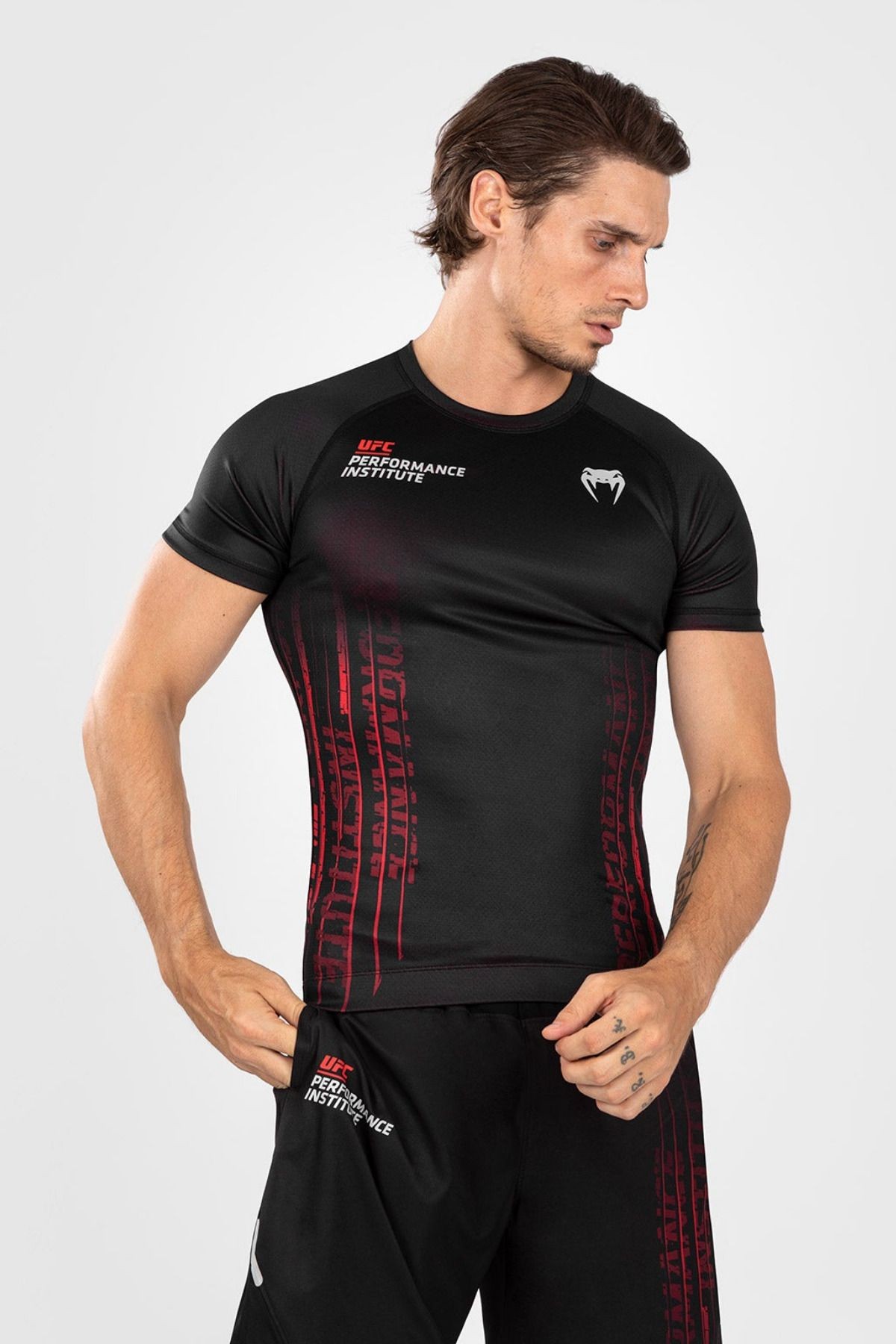 Venum Red Line Performance Tee UFC Compression T-Shirt