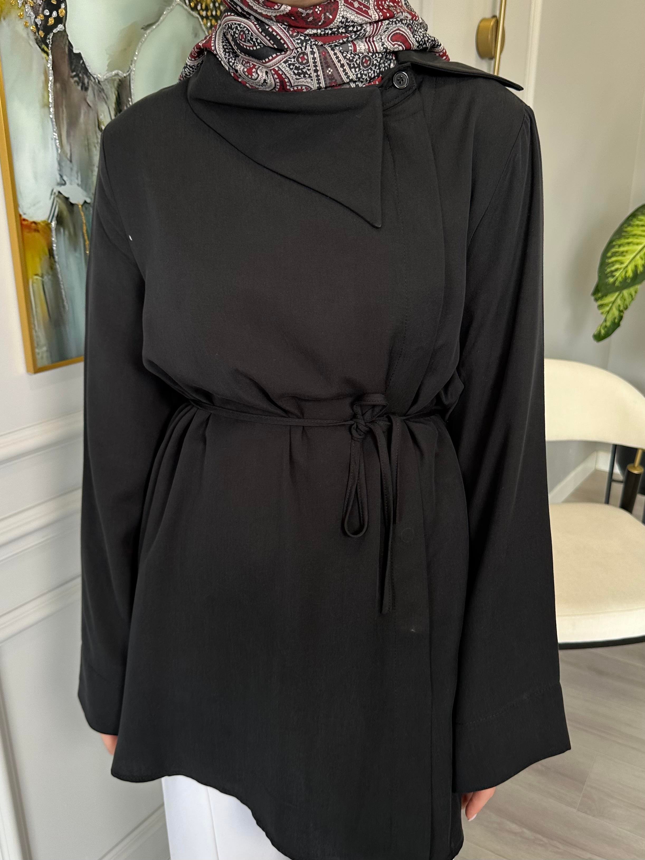 Yaka Detaylı Salaş Tunik