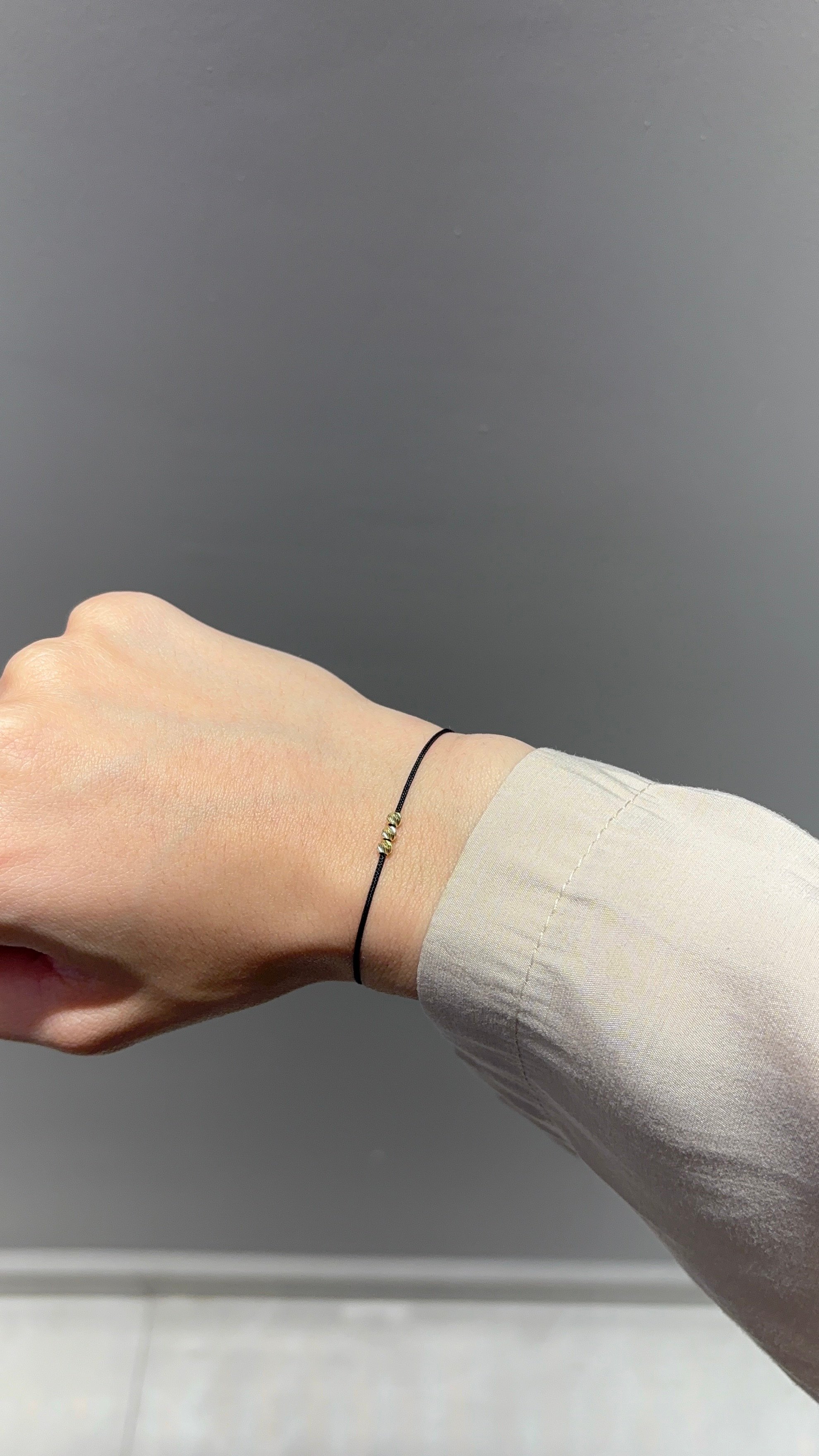 Gold&Rope Dorika Toplu İpli Altın Bileklik