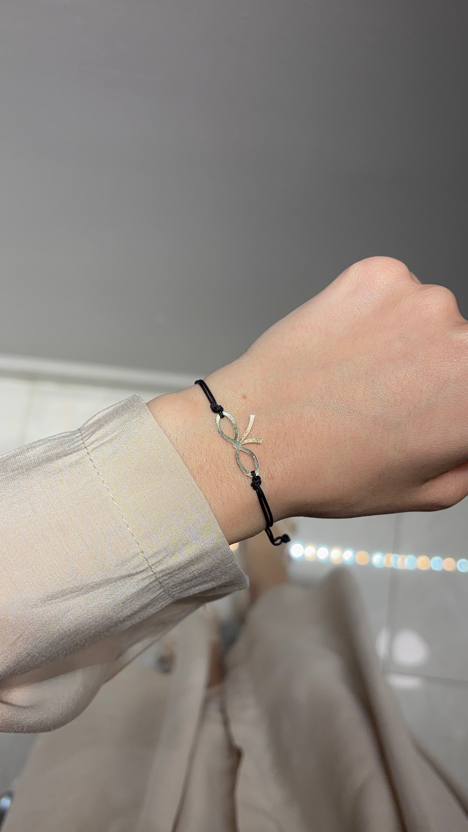 Gold&Rope Kurdele İpli Altın Bileklik