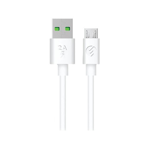 S-Link Sl-X201 2A Usb To Micro Usb Hızlı Data + Ş arj Kablosu - Beyaz