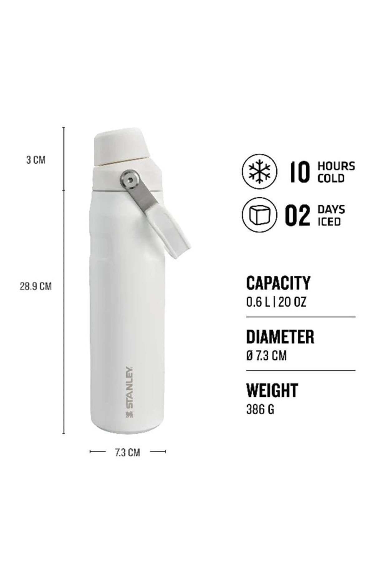 Stanley The Aerolight IceFlow 0.6L Soğuk Su Termos Beyaz