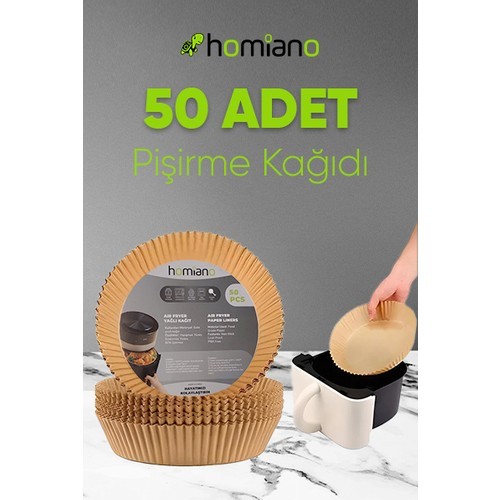 Homiano Fritöz Yağlı Kağıt 5L - 50 Adet