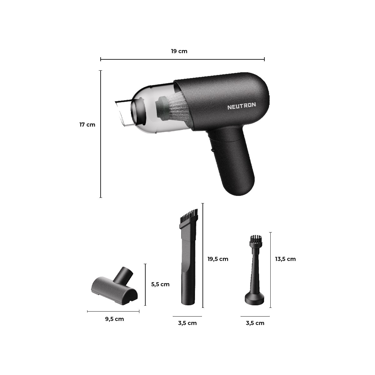 Neutron Mini Şarjlı El Süpürge NTL-0020