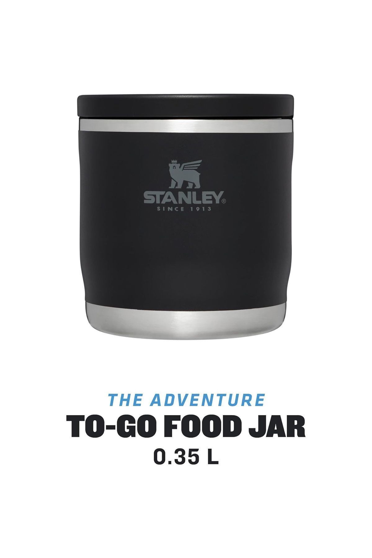 Stanley The Adventure To-Go Yemek Termosu 0.35L Siyah