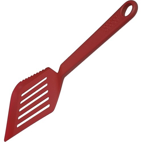 Joseph 10052 Tırtıklı Ağızlı Geniş Spatula Kırmızı