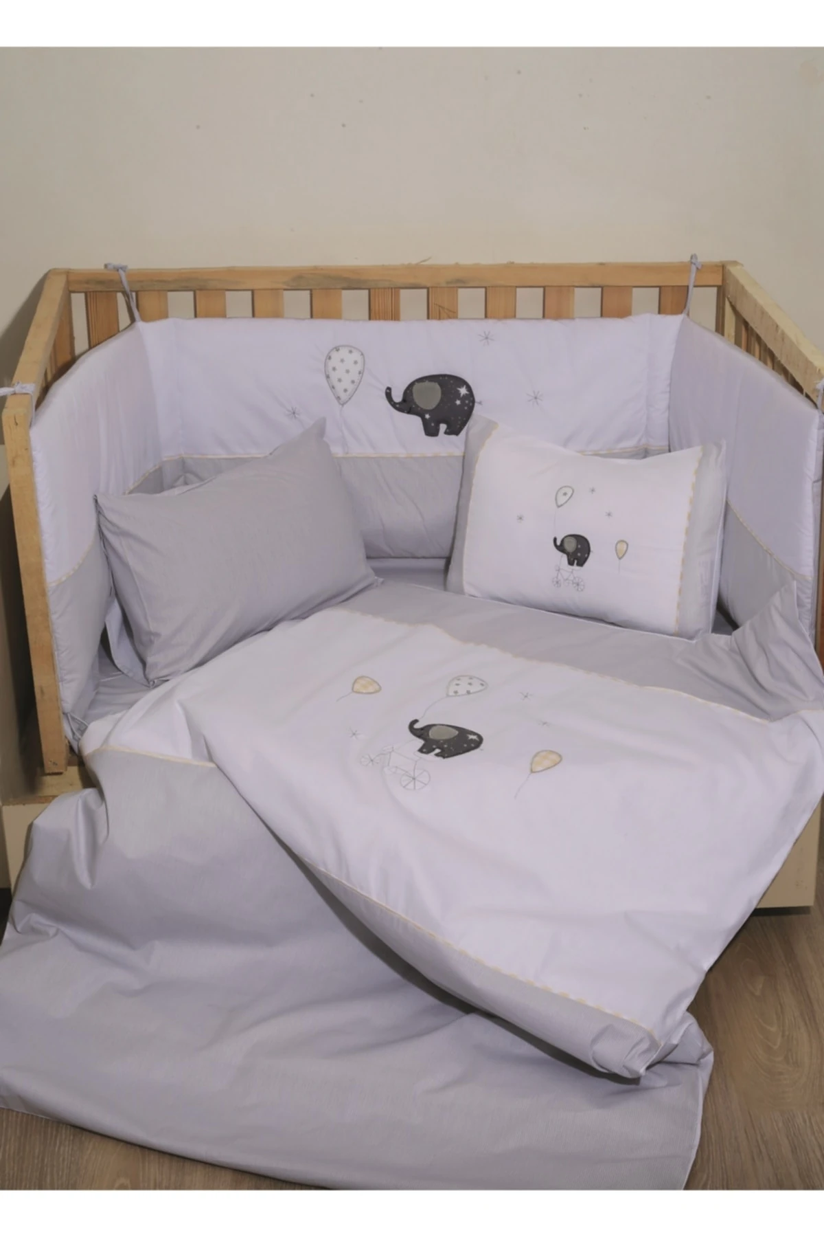 Marie Claire Bebe Yatak Koruma Elphy 100% Pamuk İç 